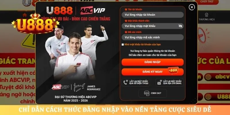 Chỉ dẫn cách thức đăng nhập vào nền tảng cược siêu dễ