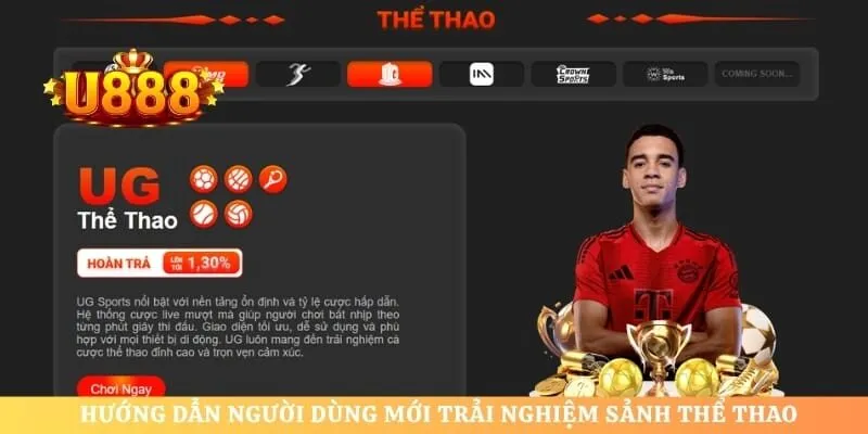 Hướng dẫn người dùng mới trải nghiệm sảnh thể thao
