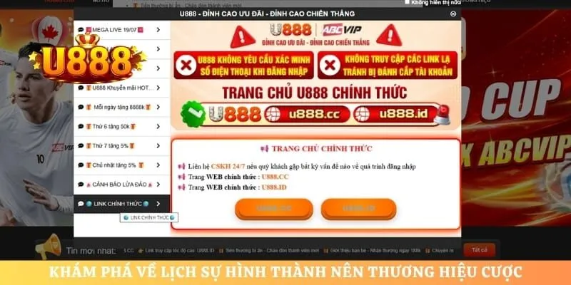 Khám phá về lịch sự hình thành nên thương hiệu cược