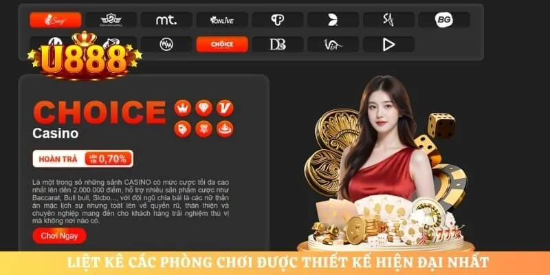 Liệt kê các phòng chơi được thiết kế hiện đại nhất