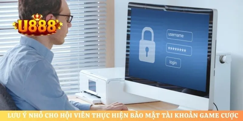 Lưu ý nhỏ cho hội viên thực hiện bảo mật tài khoản game cược