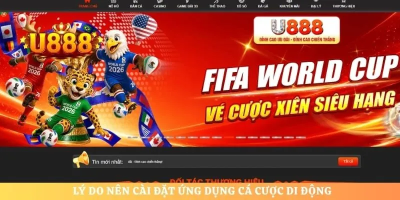 Lý do nên cài đặt ứng dụng cá cược di động
