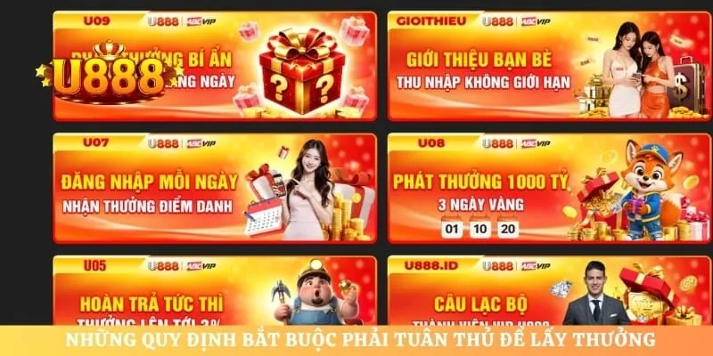 Những quy định bắt buộc phải tuân thủ để lấy thưởng