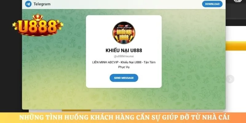 Những tình huống khách hàng cần sự giúp đỡ từ nhà cái